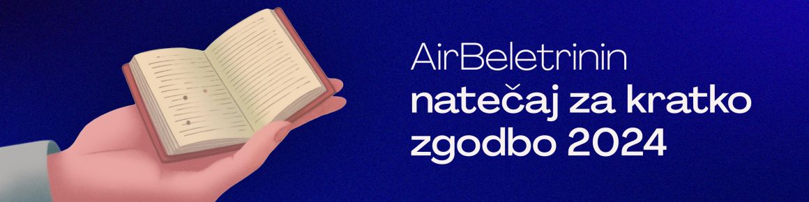 AirBeletrinin natečaj za najboljšo kratko zgodbo 2024