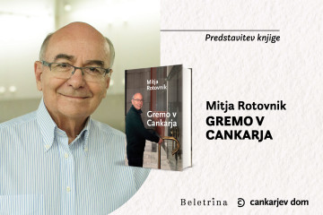 Naslovnica: Predstavitev knjige Mitje Rotovnika: Gremo v Cankarja