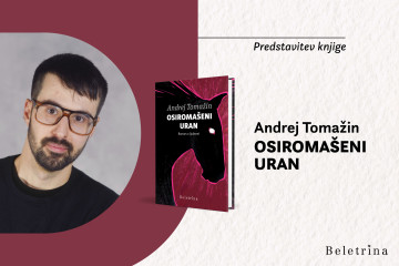 Naslovnica: Predstavitev romana Osiromašeni uran Andreja Tomažina
