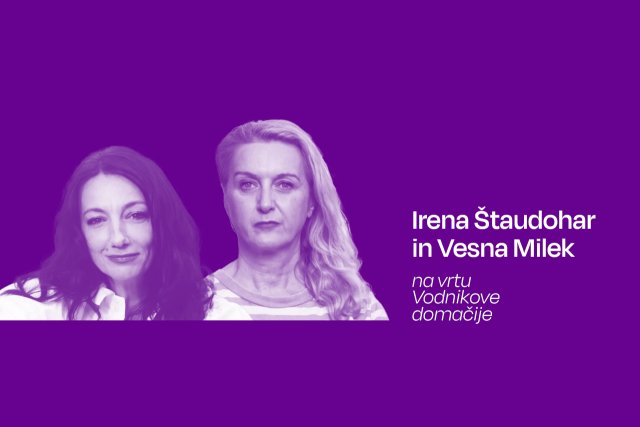 Naslovnica: Irena Štaudohar in Vesna Milek na Vodnikovi domačiji