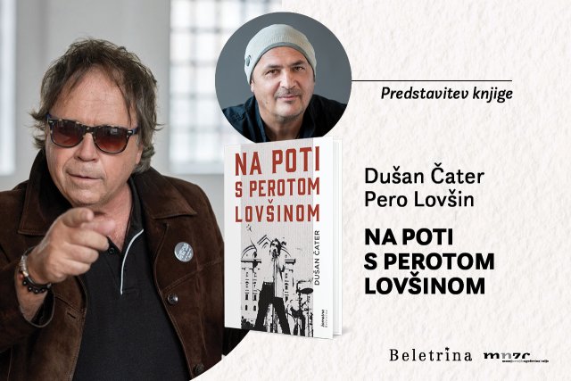 Naslovnica: Na poti s Perotom Lovšinom: predstavitev knjige in pogovor