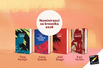 Naslovnica: Beletrina z izjemnimi štirimi nominacijami za 36. kresnika
