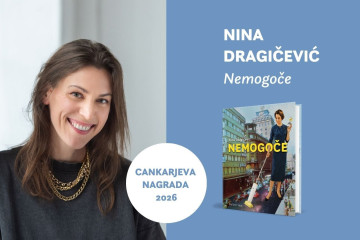 Naslovnica: Nina Dragičević prejemnica Cankarjeve nagrade 2026