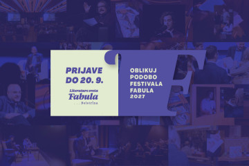 Naslovnica: Natečaj za novo podobo Festivala literature sveta – Fabula 2027